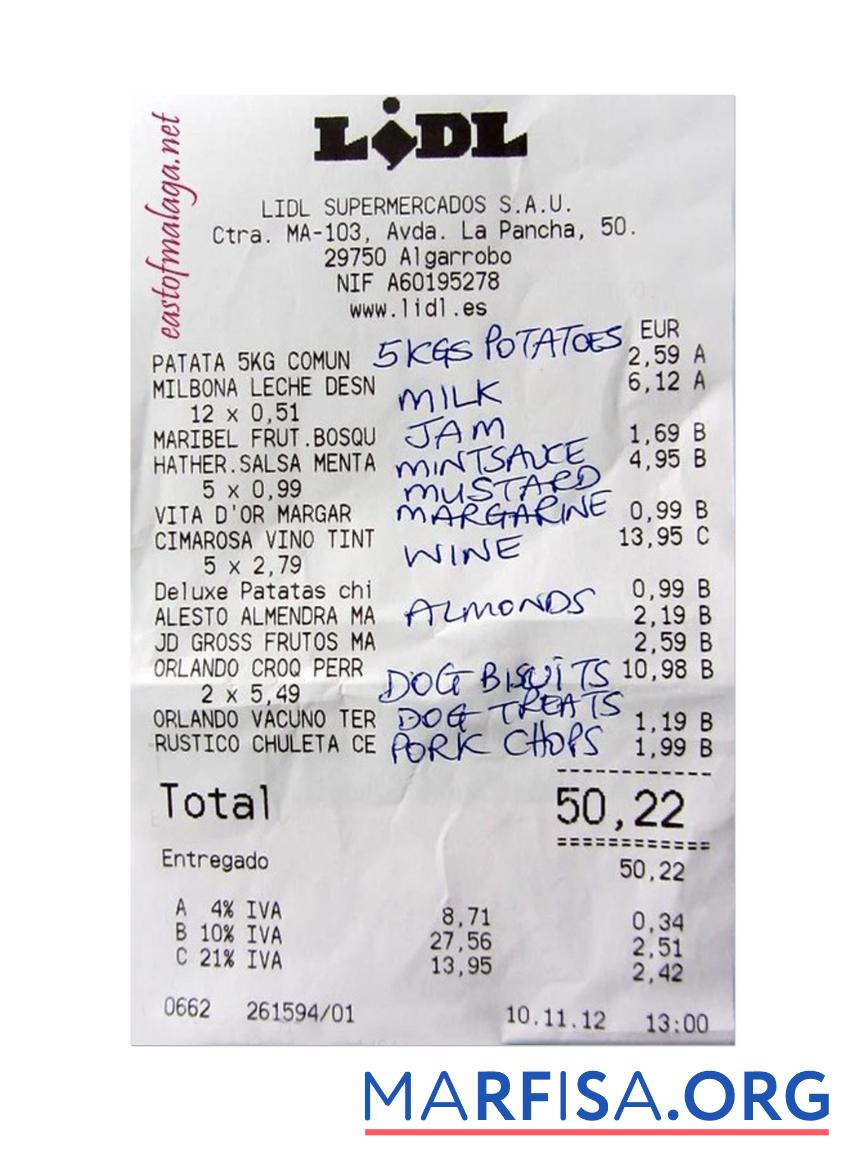 Realistic LIDL payment receipt download for verification